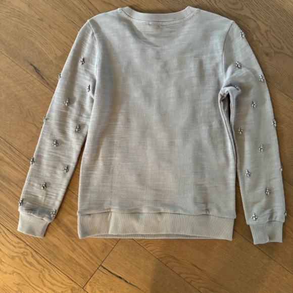 J. Crew  Embellished Lightweight Sweatshirt - Picture 3 of 9